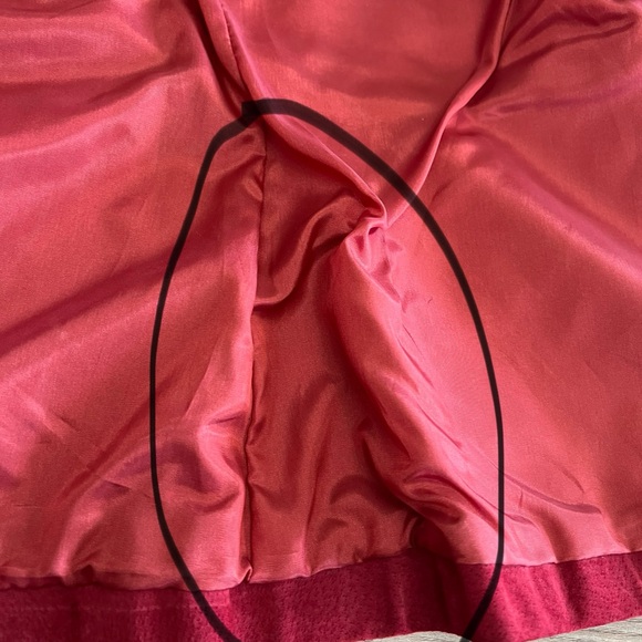 The Tannery Women’s 3/4 Sleeve Red Suede Leather Blazer Jacket Size 5/6 - Picture 12 of 12